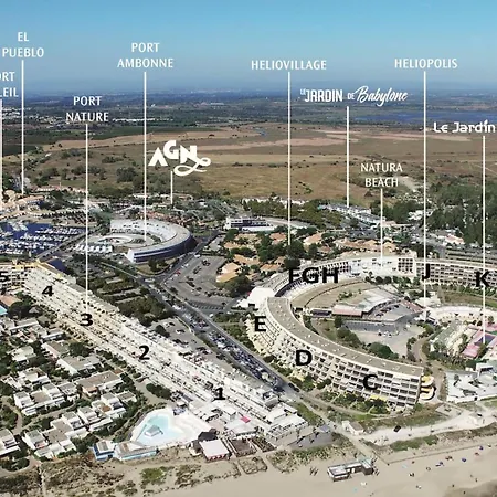 Paradis Port Nature Vpn129 - Luxe - 4 Personnes Apartment Agde